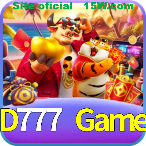 Imagem promocional da D777 Game mostrando a plataforma e suas vantagens